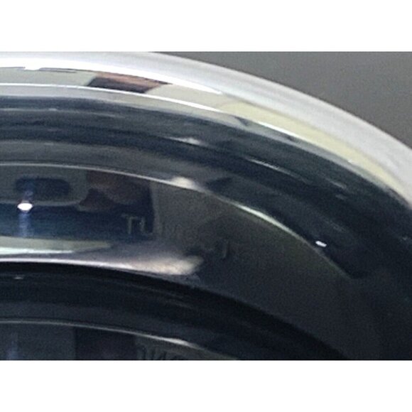 Men's Wedding Band Silver Tungsten Stainless Steel 8mm Ring Size 13.5 - Picture 9 of 14